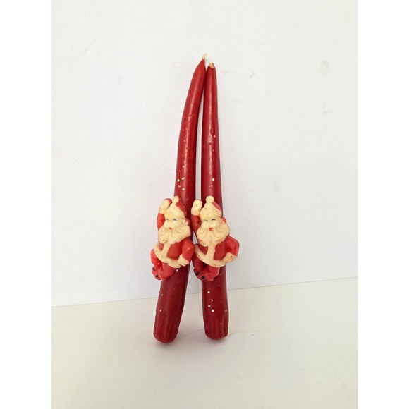 Other - Vintage Christmas candle Santa Claus taper